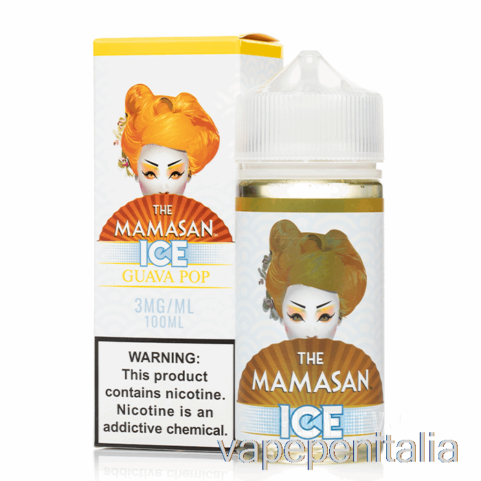 Vape Box Mod Ice Guava Pop - The Mamasan E-liquid - 100 Ml 3 Mg
